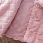 inhzoy Toddler Baby Girls Lovely Winter Cape Coat Cloak Jacket Faux Fur Outerwear Warm Clothes - Image 5