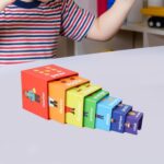 Perfeclan Nesting Cubes Building Set, Color Cognition Nesting and Stacking Blocks, Sorting Stacking Toys for Boys Girls - Image 3