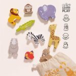 Le Toy Van - Wooden Petilou Africa Stacker & Bag Educational Balancing Activity Toy for 18m+, 9 pieces - Image 3