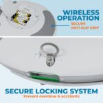 Pointells - Automatic Pill Dispenser with Sound Alarm for Timed Medicine Organizer - 28 Day Pill Dispenser Machine for Elderly with Alarm, Sound, Light - Timed Medication Dispenser Organizers - Image 6