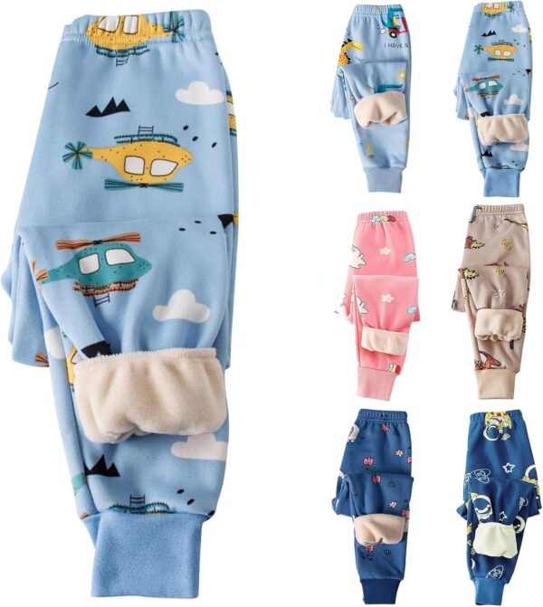 CHENSIYU Kids Boys Girls Boys White Joggers Baby Grey Joggers Baby Boys Girls Activewear Bloomer Pants Boys Grey Track Bottoms Tiny Baby Clothes Boy Baby Pants Set - Image 3