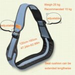 Nuluxi Baby Sling Carrier - Newborn to 36 Months, Blue, Machine Washable Cotton Spandex Blend, Adjustable Shoulder Straps, Front, Back, Hip, Unisex, Children - Image 2