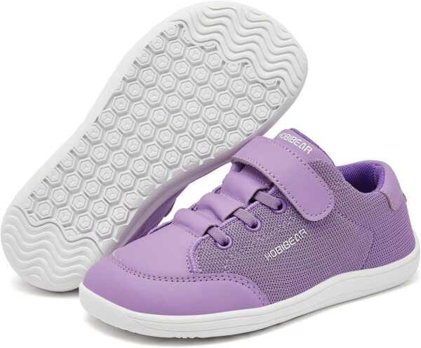 HOBIBEAR Kids Wide Barefoot Shoes Boys Girls Minimalist Zero Drop Trail Running Walking Sneaker - Image 2