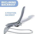 Chicco Hoopla Baby Bouncer 2-in-1, Titanium | Birth - 9 kg, Soft and Padded, Foldable and Compact, Converts into Seat for Use to 18 kg - Image 4