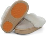 LACOFIA Boys' Girls' Slippers Kids Fluffy Slippers Non-Slip Comfy Children Winter House Shoes Warm Indoor Sliders - Image 2