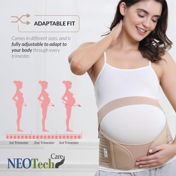 Neotech Care Pregnancy Belly Band, Maternity Belt Support for Back, Abdomen & Pelvis | Pregnancy Must Have for Pregnant Women - Image 6