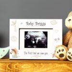 Personalised Baby Scan Photo Frame Gift The First Time We Saw You - Image 2