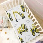 Kcldeci Baby Crib Sheets for Boys Girls Yellow Heavy Construction (2) Toddler Bed Sheets Playard Mattress N Play Sheets M - Image 6