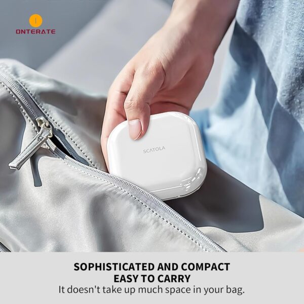 ONTERATE Small Pill Case, Travel Pill Box, Portable Pill Organizer, Pill Container for Pocket 4 Compartments, Daily Compact Travel Medicine Holder for Vitamins Medication (Black) - Image 7