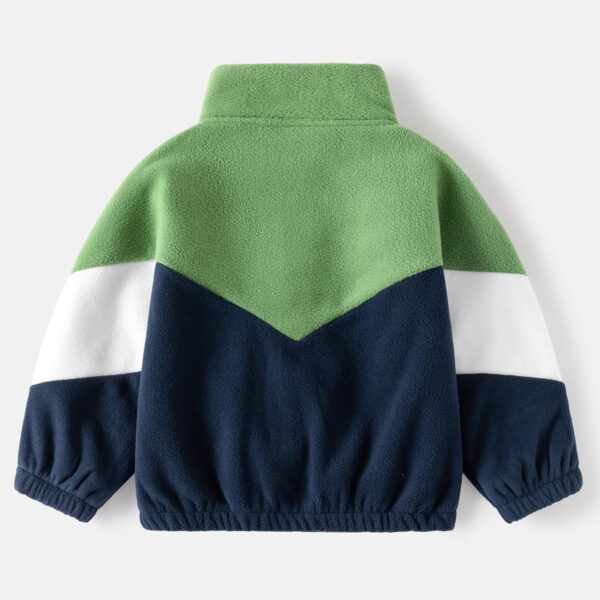 Gajaous Toddler Kids Polar Fleece Jacket,Baby Boys Full-Zip Long Sleeve Warm Coats Outwear for Fall Spring Winter - Image 2