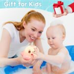 Gigilli Octopus Bath Toys, Rechargeable Baby Bath Toys, Light Up Bath Toys Sprinkler Bathtub Toys for Toddlers Infant Kids Boys Girls Automatic Spray Water Baby Toy, Pool Bathroom Baby Toys Gifts,Pink - Image 6