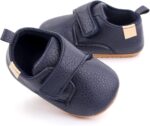 Happy Cherry Baby First Walking Shoes Unisex Infant Toddler Soft Anti Slip Trainer Sneakers Velcro PU Leather Prewalkers Shoes - Image 2