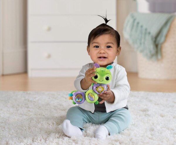 VTech Twist & Explore Caterpillar, Musical Toys for Baby Girls & Boys, Baby Interactive Toy with Lights and Sounds, Motor Skill Toys for Kids, Ages 3 Months +, English Version - Image 4