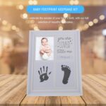 Toyvian Infant Handprint Keepsake Baby Set Hand and Foot Inkpad Photo Frame Baby Hand and Footprint Kit Baby Footprint Keepsake Infant Footprint Picture Frame baby boy ink pad Boy - Image 4