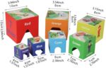 Perfeclan Nesting Cubes Building Set, Color Cognition Nesting and Stacking Blocks, Sorting Stacking Toys for Boys Girls - Image 5