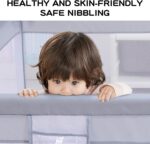 Baby Playpen, Children Playpen, Large Children Playpen, Recreation Area, Rugged Safety Fence Baby Play Yard, Baby Gate Playpen (150X200CM, Grey) - Image 3