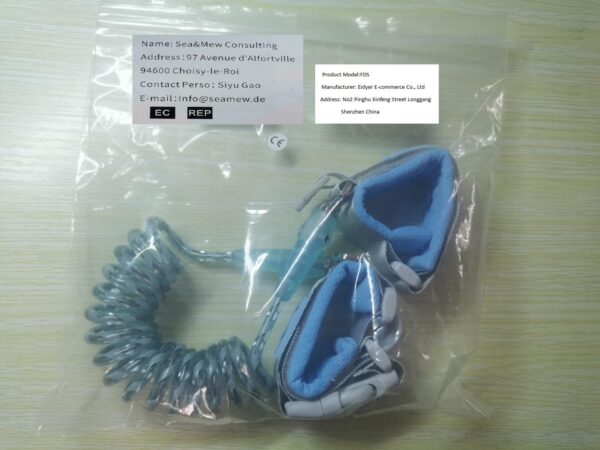 Eidyer Anti Lost Safety Wrist Link Belt, Children Harness Belt Safety Adjustable 1.5M/4.92ft Baby Toddler Reins Safety Strap Leash Walking Hand Belt Elastic Wire Rope Fluorescent and Security Lock - Image 7