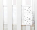 BreathableBaby Breathable Mesh Liner For Cot Beds — Covers 2 Sides — Classic — 3 mm — Twinkle Grey — 2 Panels — Non-Padded Single Layer — Safer Than a Crib Bumper — UK/EU Safety Tested - Image 4