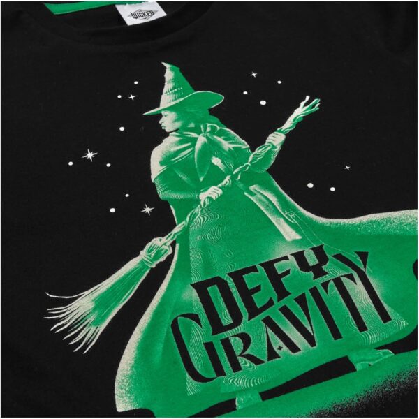 WICKED Girls Pyjamas | Girls Short Elphaba Pyjamas PJ Set The Musical Merchandise | Ages 8 to 16 Years Old - Image 5