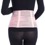 Brace Pregnancy Maternity Belly Waist Support Belly Band Protector Adjustable Maternity Care Recipes for Pregnancy, pink, L - Image 5