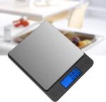 Ascher Electronic Portable Digital Weighing Scale with Back-lit LCD Display 500x0.01g Black - Image 6