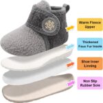 JOINFREE Girls Boys Furry House Shoes Indoor Home Booties for Little Kids Cozy Slippers - Image 5