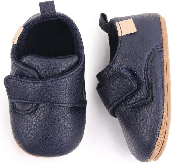 Happy Cherry Baby First Walking Shoes Unisex Infant Toddler Soft Anti Slip Trainer Sneakers Velcro PU Leather Prewalkers Shoes - Image 7