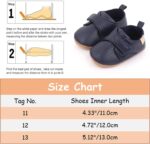Happy Cherry Baby First Walking Shoes Unisex Infant Toddler Soft Anti Slip Trainer Sneakers Velcro PU Leather Prewalkers Shoes - Image 4