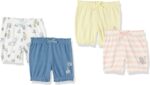 Amazon Essentials Disney | Marvel | Star Wars | Princess Baby Girls' Bloomer Shorts, Multipacks