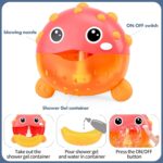 Baby Bath Toy,Toddler Bath Toys Bubble Automatic Maker with Music,Pufferfish Shower Water Bath Tub Toy for 1 2 3 Year Old Kids Boys Girls - Image 2
