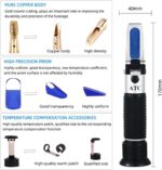 Brix Refractometer, Handheld SG 1.000-1 .120 Beer Refractometer 0-32% Brix Reference Temperature 20C Dual Scale with Plastic Retail Box, for Sugar, Food, Fruit, Beverages Honey - Image 4