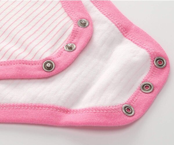 Chamie Baby Bodysuit Short Sleeve One-piece Suit Newborn Jumpsuit Infant Vest for Baby Boys and Girls 0-12 Months, Pack of 3 - Image 6