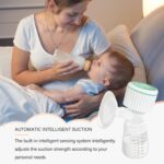Breast Pump Electric, Breast Feeding Bottles, Milk Feeding Bottle, Double Pumping Capability Rechargeable and Portable Strong Suction Power for Female 6.5x20cm - Image 4