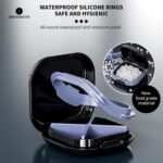 ONTERATE Small Pill Case, Travel Pill Box, Portable Pill Organizer, Pill Container for Pocket 4 Compartments, Daily Compact Travel Medicine Holder for Vitamins Medication (Black) - Image 5