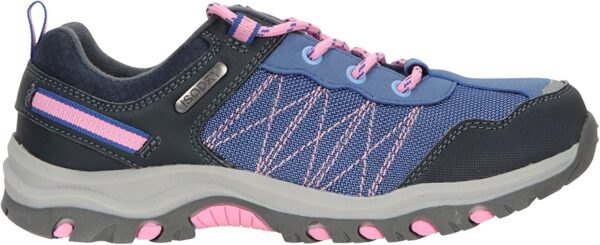 Mountain Warehouse Stampede Kids Walking Shoes - Lightweight & Waterproof Sneakers with Suede & Mesh Upper for Boys & Girls - for Spring Summer, Wet Weather - Image 2