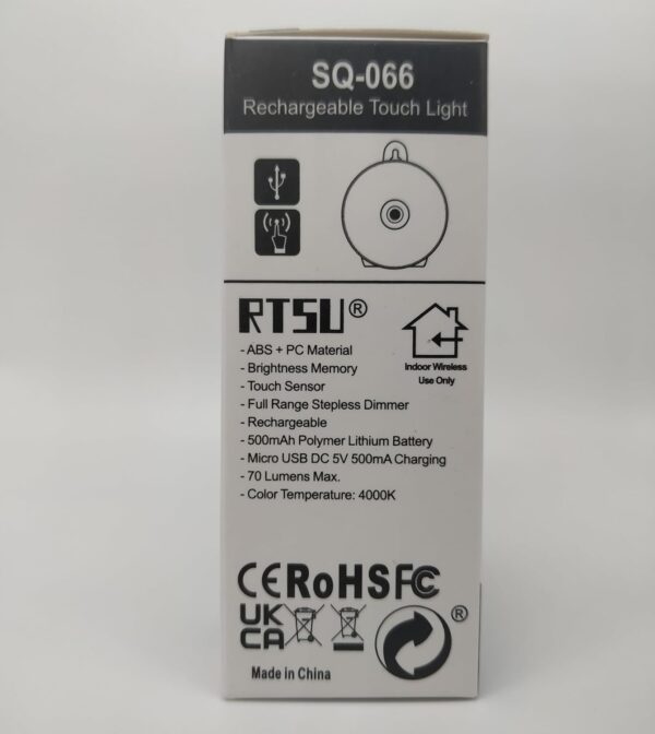 RTSU Baby Night Lights for Kids, Rechargeable Bedside Nursery Lamp for Breastfeeding, Dimmable LED Cupboard Lights Closet Lights Cabinet Light, Stick on Touch Light with Brightness Memory - Image 12