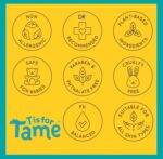 T is for Tame - Hair Taming Cream for Kids, All-Natural for Frizz & Flyaways, Coconut Oil & Jojoba Leave in Cream, Safe for Babies & Toddlers, Not Sticky, Straight or Curly Hair - Image 7