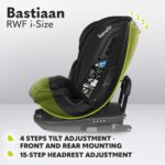 Lionelo Bastiaan RWF i-Size Isofix Car Seat Security & Comfort Ages 0-12 with Advanced i-Size Safety Standards, 360° Swivel, Side Protection, Rear-Facing Option, Adjustable Headrest & Recliner - Image 5