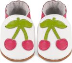 LACOFIA Baby Soft Leather Shoes Anti-Slip Soft Infant Boys Girls Slipper Crib Shoes First Walkers 0-24 Months