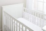 BreathableBaby Breathable Mesh Liner For Cot Beds — Covers 2 Sides — Classic — 3 mm — Twinkle Grey — 2 Panels — Non-Padded Single Layer — Safer Than a Crib Bumper — UK/EU Safety Tested - Image 2