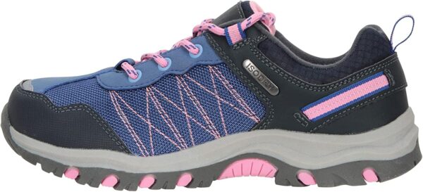 Mountain Warehouse Stampede Kids Walking Shoes - Lightweight & Waterproof Sneakers with Suede & Mesh Upper for Boys & Girls - for Spring Summer, Wet Weather - Image 5