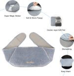 Hot Hugger Wearable Hot Water Bottle Belt, Yotako 3Pcs Wrap Around Wearable Hot Water Bottle with Fluffy Waist Cover, Hot Water Pouch for Back Period Pain Warm Hand Hot Water Bag for Kids Adult - Grey - Image 4
