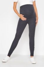 Long Tall Sally - LTS Tall Maternity Charcoal Stretch Leggings - Women's - Image 4