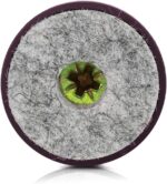 Navaris Felt Pads for Furniture (50 Pieces) - Round Screw-in Sliders for Chair Legs, Feet - Floor Gliders to Protect Hardwood - 1-1/8", Brown - Image 6