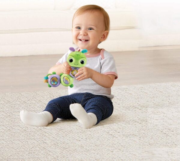 VTech Twist & Explore Caterpillar, Musical Toys for Baby Girls & Boys, Baby Interactive Toy with Lights and Sounds, Motor Skill Toys for Kids, Ages 3 Months +, English Version - Image 3
