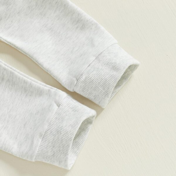 MAHUAOYIXI 2 Piece Set Toddler Boys Outfits Long Sleeve O Neck Sweatshirts Tops with Elastic Waist Cartoon Bear Sweatpants Tracksuit Set for Boys Clothes - Image 6