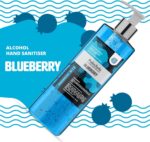 Palm Safe Blueberry Alcohol Hand Sanitiser 500 ml Pump Bottle - Image 2