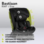 Lionelo Bastiaan RWF i-Size Isofix Car Seat Security & Comfort Ages 0-12 with Advanced i-Size Safety Standards, 360° Swivel, Side Protection, Rear-Facing Option, Adjustable Headrest & Recliner - Image 4