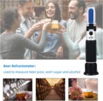 Brix Refractometer, Handheld SG 1.000-1 .120 Beer Refractometer 0-32% Brix Reference Temperature 20C Dual Scale with Plastic Retail Box, for Sugar, Food, Fruit, Beverages Honey - Image 9