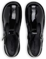 Kickers Girl's Kick T Bar Black School Shoes Uniform - Image 4